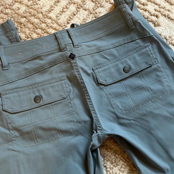 Prana Halle Pant Straight in Slate Green, size 4 regular length. Like new. - Picture 3 of 7